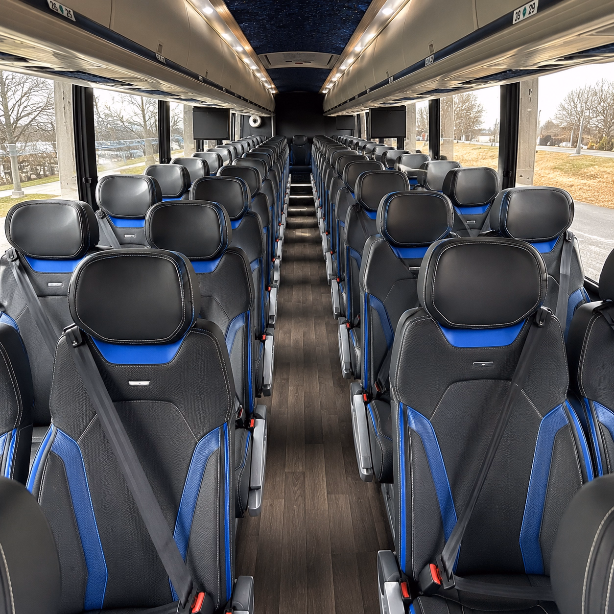 charter buses for big groups heading to ud arena or nationwide arena