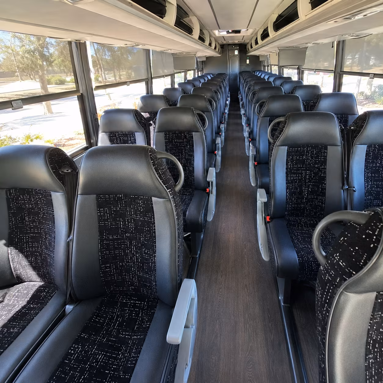huber heights charter bus interior