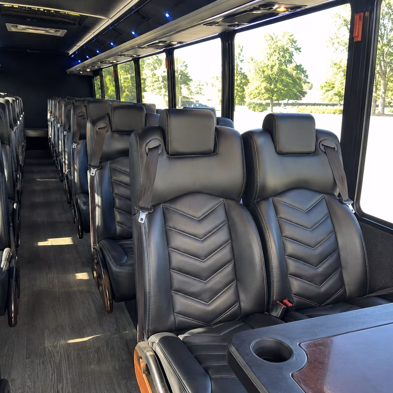 huber heights school event transportation onboard seating