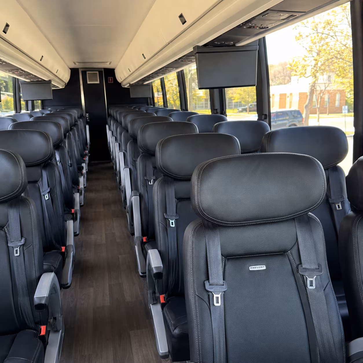 springfield charter bus rental inside