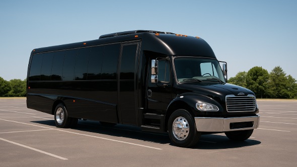 Exterior of Charter Bus Company Toledo's 18 Passenger Minibus in Toledo