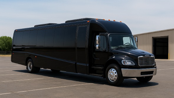 Exterior of Charter Bus Company Huber Heights's 20 Passenger Mini bus in Huber Heights