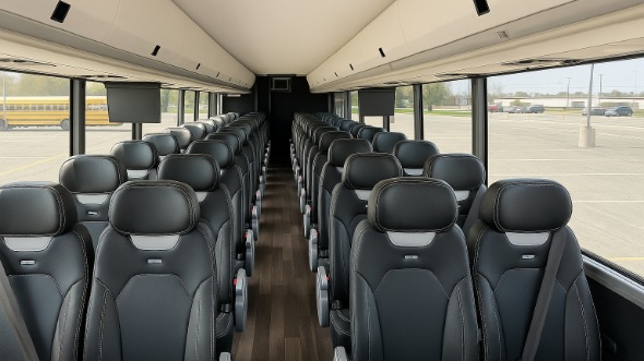Interior of Charter Bus Company Huber Heights's 20 Passenger Mini bus in Huber Heights