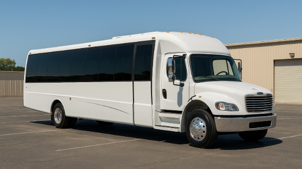 Exterior of Charter Bus Company Huber Heights's 25 Passenger Mini bus in Huber Heights