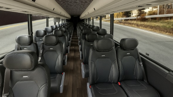 huber heights 20 passenger minibus inside