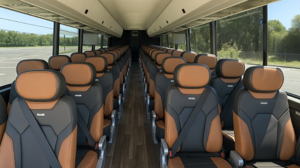 huber heights 56 passenger charter bus