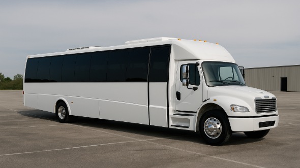 Exterior of Charter Bus Company Huber Heights's Party Bus in Huber Heights