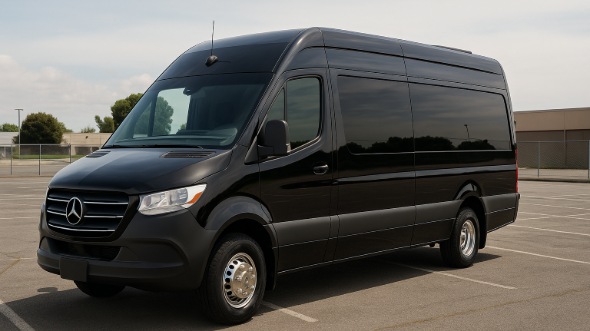 Exterior of Charter Bus Company Huber Heights's Sprinter Limo in Huber Heights